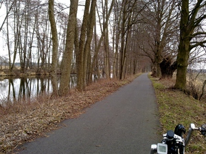 Havel-Oder-Radweg am Finowkanal